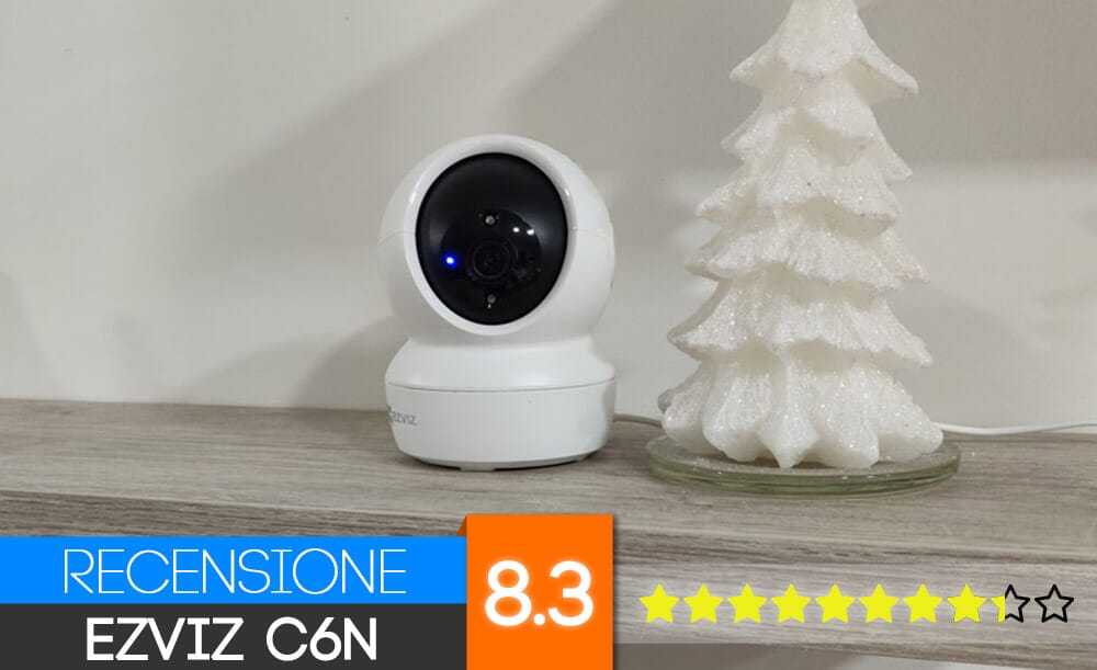 Recensione EZVIZ C6N: videocamera 1080p a meno di 50 euro